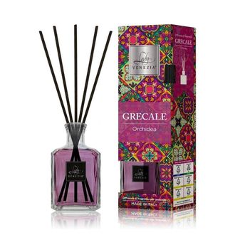Trade Shop Trade Shop - Maxi Diffusore Ambiente Cubo Con Bastoncini Fragranza Grecale Orchidea 250 Ml