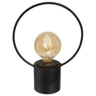 Atmosphera Atmosphera - L&aacute;mpara - Base De Metal - Negra - A. 27 -5 Cm Cr&eacute;ateur DInt&eacute;rieur