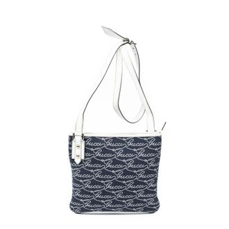 Gucci Pre-owned Womens Flat Messenger Shoulder Bag - Blue/Navy - One Size
