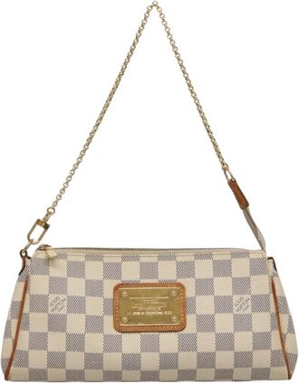 Louis Vuitton Eva White Canvas Shoulder Bag (Pre-Owned)