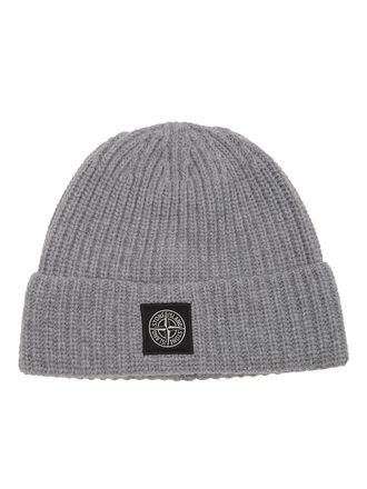 Stone Island RWS Virgin Wool Ribbed Folded Cuff Beanie
