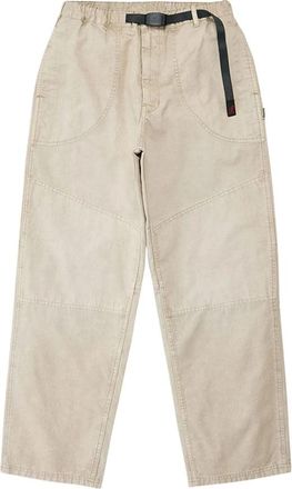 Gramicci Hemp Canvas Double Knee Pant - Heren - Outdoor broeken - Beige - S - Katoen - Fitness