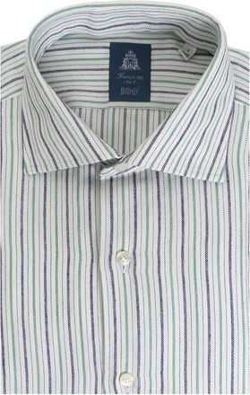 Finamore Camicia a righe - Bianco
