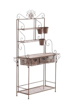 Clp Estanter&iacute;a De Cocina Shine Marr&oacute;n Antiguo