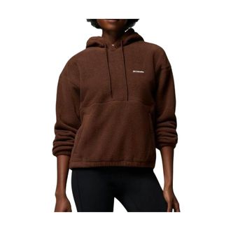 Columbia Timber Meadow MTR Sherpa Fleece Hoodie - Dames - Fleece jassen - Bruin - S - Polyester - Fitness