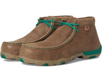 Twisted X Boots Mens Twisted X WDMAL01 Bomber Turquoise Leather Moc Toe Work Shoes HAWK85