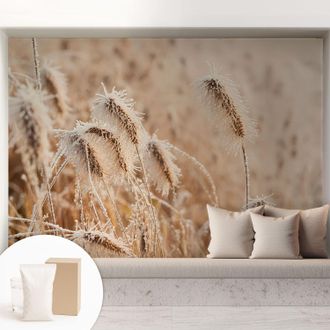 Tulup Carta Da Parati - Mural - Con Sala Da Pranzo - Camera Da Letto - Cameretta - Con Colla Gratuita Paesaggio Invernale 208x146 Cm