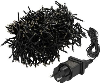 Koopman Ecd Germany Guirnalda Luminosa 8,5m 1152 Led Blanco C&aacute;lido Para Interior Y Exterior, Cadena De Luces Navide&ntilde;a En Racimo Con Temporizador Y 8 Modos De 