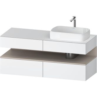 Duravit Qatego Consola Mueble Bajo Lavabo, 2 Extensiones, 2 - Duravit