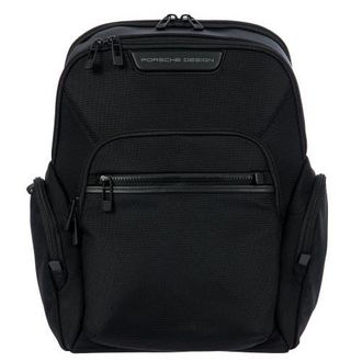Porsche Design Roadster Leather EVO Backpack Expandable M in Black at Nordstrom, Size Medium