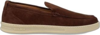 Woolrich Suede Moc Toe Loafer - Heren - Loafers - Bruin - 43 EU - Leer - Schoenen