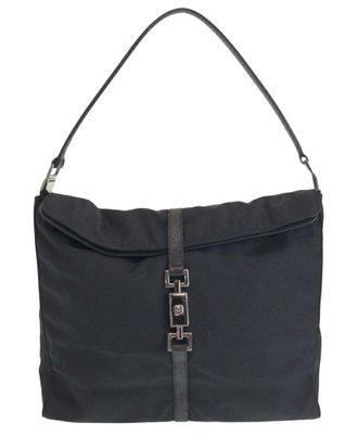 Gucci Black Nylon Jackie Shoulder Bag (Authentic Pre-Loved)