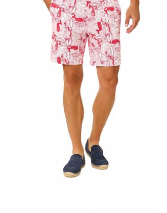 Lilly Pulitzer Mens Stuff Volk Stretch Short In Paradise Punch Thar She Blows