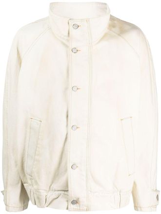 Palm Angels Denim jack - Beige