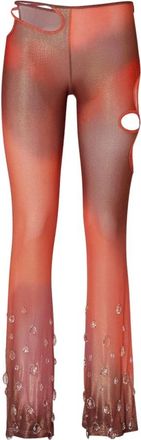 GCDS Sita Broek - Dames - Wijde Broeken - Veelkleurig - S - Polyester - Broeken