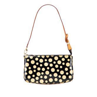 Louis Vuitton Pre-owned Womens Yayoi Kusama Monogram Vernis Dots Infinity Pochette Accessoires - Black Leather - One Size