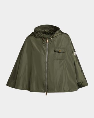 Moncler Hooded Cape