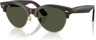 Ray-Ban Clubmaster Way Zonnebril - unisex - Zonnebrillen - Bruin - 51 MM - Accessoires