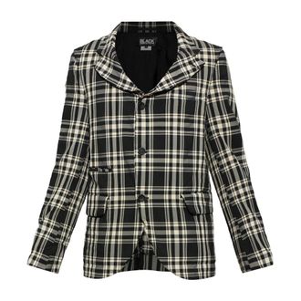 Comme Des Gar&ccedil;ons Open-Lapel Blazer - Heren - Blazers - Zwart - L - Leer - Jassen