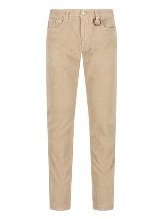 Sartoria Tramarossa corduroy cotton jeans - Beige