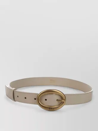 Dior adjustable length leather waist belt strap