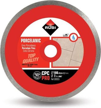 Rubi 30955 Cpc-180 Pro Disco Diamante Gres Porcel&aacute;nico Continuo - Ref: 30955