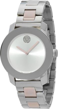Movado Bold Quartz Silver Dial Ladies Watch 3600801