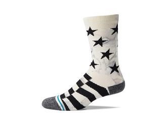 Stance Sidereal 2 Crew Cut Socks Shoes Grey : SM (US Mens Shoe 3-5.5 - Womens Shoe 5-7.5), Polyester/Nylon/Cotton