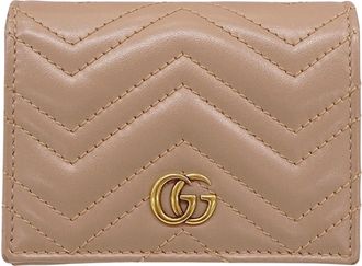 Gucci Pink Beige Leather Wallet (Bi-Fold) (Pre-Owned)