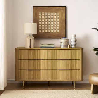 Castlery Harper 6-Drawer Dresser by Castlery, Yellow Finish