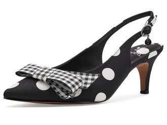 J. Rene&eacute; Taylin Womens Shoes Black/White : 10.5 M (B), Textile
