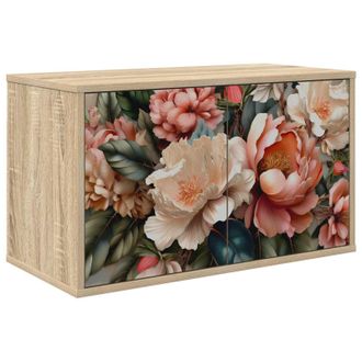 vidaXL Mueble De Tv Montado En La Pared Borne 69 X 33 X 40 Cm Vidaxl