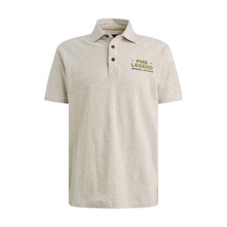 PME Legend Polo Hemden - Heren - Tops - Beige - Maat: XL