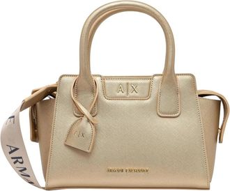 A|X Armani Exchange Kleine Tote Bag - Dames - Handtassen - Geel - ONE Size - Polyester - Tassen