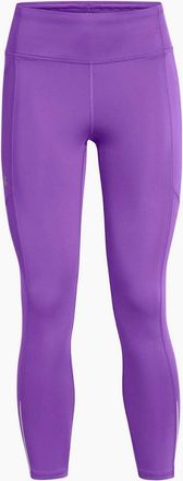 Under Armour Womens Fast Solid Patterned Shapewear Leggings - Purple - Size: 10