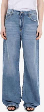 Roy Rogers Super wide denim tencel ocean