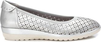 Xti Womens Ballerinas Shoes In Silver