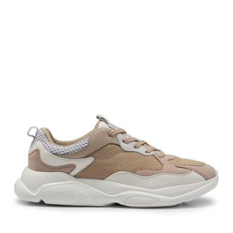 HUGO BOSS Hugo Heren Leon Hardlooptrainers (Beige)