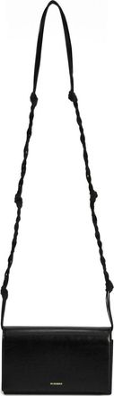 Jil Sander Tangle lederen portemonnee aan ketting