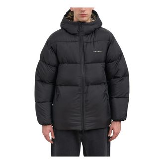 Carhartt Work in Progress Winter Jackets, male, Black, XS, Down Jacket