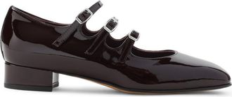 Carel Brown Leather Pumps