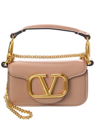 Valentino Vlogo Loco Micro Leather Shoulder Bag