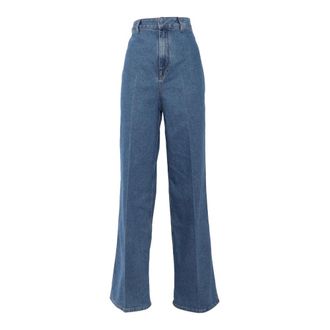 Philosophy di Lorenzo Serafini Wide Jeans, female, Blue, Size: M Straight-leg Jeans