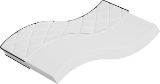 vidaXL Colch&oacute;n De Espuma Dureza Media Suave 100x200 Cm Vidaxl
