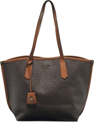 Michael Kors Borsa tote Jane con monogramma - Marrone