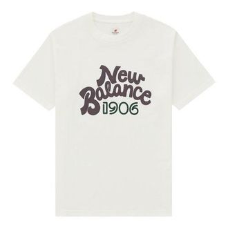 New Balance Uomo Made in USA 1906 Graphic T-Shirt in Bianca, Jersey di Cotone, Taglia XL