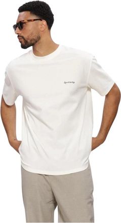 Law Of The Sea Anchored T-shirt - Heren - T-shirts - Wit - S - Tops