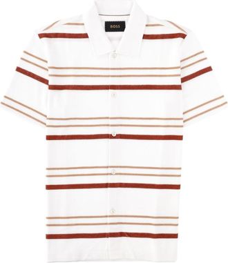 HUGO BOSS White Stripes Polo