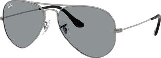 Ray-Ban RB3025 Aviator Large Metal 004/R5 Mens Sunglasses Gunmetal Size 58