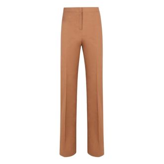 Pinko Wide Trousers, female, Brown, Size: XS Pinko Trousers Brown